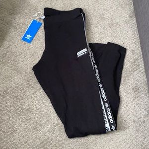 Adidas taped leggings black size M